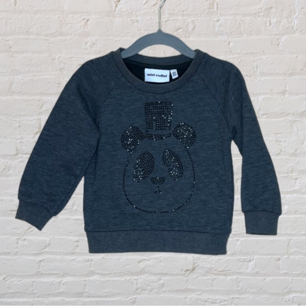 Mini Rodini Embellished Panda Sweater​